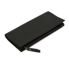 Men&#39;s Long zipper wallet Wallet dollar bag Clutch PU Leather Card case B... - £22.42 GBP