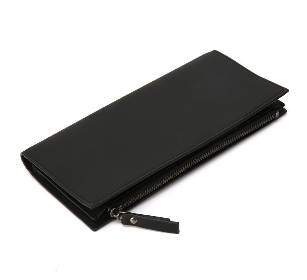 Men's Long zipper wallet Wallet dollar bag Clutch PU Leather Card case Business  - $28.05