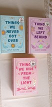 Lot of 3 Things We Never Got Over, Things We Left Behind, Things We Hide from... - $46.74