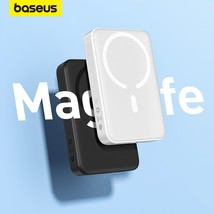 Baseus Power Bank 10000mAh Mini Magnetic Wireless Fast Charge with Auto-wake For - £82.06 GBP