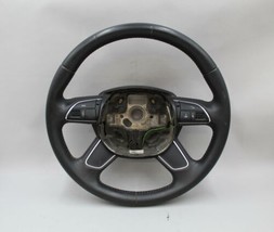 13 14 15 16 AUDI A4 S4 A5 BLACK LEATHER STEERING WHEEL - $116.99