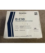 Denon Personal Component System  UPR-C30 UTCM-C30 USC-C30 Speakers, CD, ... - $296.01