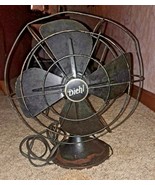Diehl Oscillating Electric Fan 13&quot; High Antique Fan Works Antique - £111.13 GBP
