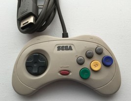 Authentic Sega Saturn Controller - White - Works Fine - £15.65 GBP