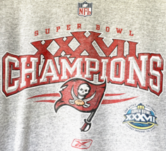 VTG Tampa Bay Bucs T Shirt Super Bowl Champions Reebok Mens XL (?) XXXVI... - $19.22