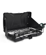 Triton 2-Burner Propane Stove, Portable Camping Cooktop with 2 Adjustabl... - $168.72 CAD