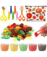 228 Pcs Fine Motor Skills Toys Counting Weight Sorting Fall Sensory Bin ... - £31.63 GBP