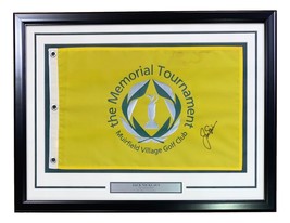 Jack Nicklaus Signed Framed The Memorial Tournament Golf Flag BAS AC22601 - £534.11 GBP