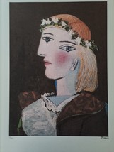 Pablo Picasso Signed - Bust of a Woman - Certificate SPADEM Paris - $129.00
