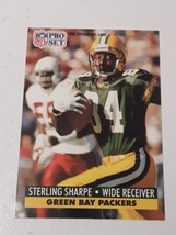 Sterling Sharpe Green Bay Packers 1991 Pro Set Card #161 - £0.78 GBP
