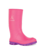 Kamik Stomp Kids&#39; Girls Waterproof Rain Boots Pink Size 3 Pull On Round Toe - €29,31 EUR