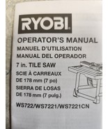 Ryobi WS722/WS7221  Tile Saw OEM Motor - $62.99