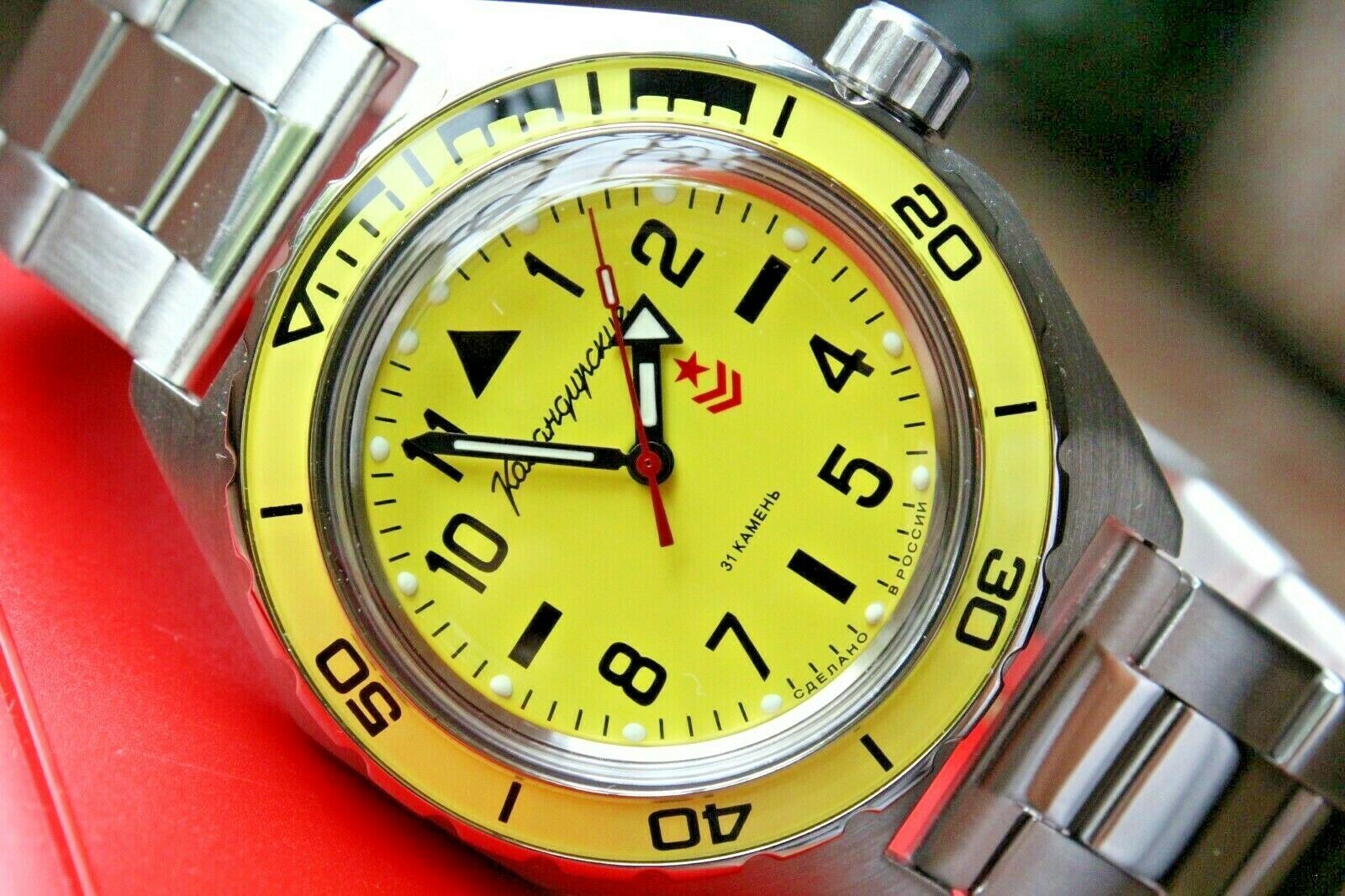 Vostok Komandirskie Military Mechanical Automatic Russian Wrist Watch vostok-komandirskie-military-mechanical-automatic-russian-wrist-watch