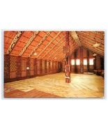 Wahio Meeting House Maori Whakarewarewa Rotorua New Zealand Postcard - $130.47 MXN