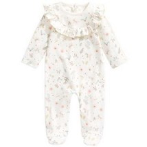 First Impressions Baby Girls Cotton Footed Coverall, Size 0/3Months - £11.38 GBP