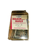 Vintage PhilStone Nail Corp 2-1/2&quot; X .148 Concrete Nails 1lb  1 Box 2/3 ... - $22.73