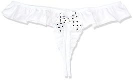 Panty Spndx-Str.Lce-Open (White;One Size) - £16.38 GBP