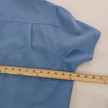 Vintage John Blair RN#81700 Men's Blue Button Up Pockets Short Sleeve Shirt 2XL image 6