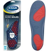 Dr. Scholl&#39;s Pain Relief Orthotics for Sore Soles for Men, 1 Pair, Size ... - $29.69