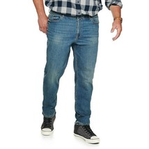 Sonoma Tapered Fit Flexwear Jeans Mens 40x38 Blue Stretch NEW - £22.59 GBP