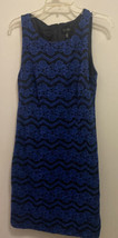 Jessica Simpson Womens Dress Size 10 Blue &amp; Black - £7.65 GBP