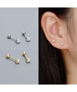 CZ Ear Climber Earrings Lobe Gold,Silver Cartilage Tragus Climber Earrin... - £7.50 GBP