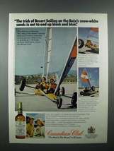 1976 Canadian Club Whisky Ad - Desert Sailing on Baja - £14.81 GBP