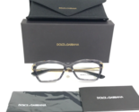 Dolce &amp; Gabbana Eyeglasses Frames DG5025 504 Clear Gray Gold Cat Eye 53-... - $93.28