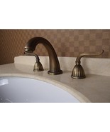 FREE SHIP 8 inch bathroom widespread Lavatory Sink faucet Antique Color - £85.27 GBP