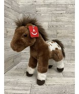 Aurora Plush Appaloosa Pinto Dakota Horse Pony Stuffed Animal Brown Whit... - £11.79 GBP