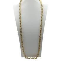 Vintage NY Gold-Tone Textured Chain Necklace - $57.09