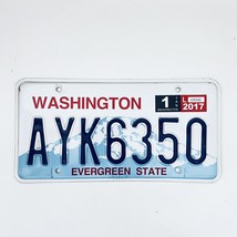 2017 United States Washington Evergreen Passenger License Plate AYK6350 - £14.69 GBP