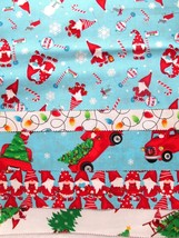 Fabric Christmas Lot of 5 Benartex Gnomes Sampler Quilt Sew Craft $6.50 - £5.14 GBP