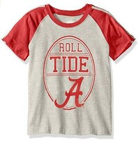NCAA Cotton Willy Boys Raglan Short Sleeve Tee Alabama Crimson Tide, Size 6 - $261.90 MXN