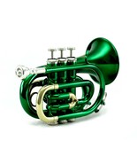 Guarantee Quality Sound Band Green Pocket Trumpet *Back-To-School-20-Day... - £208.32 GBP