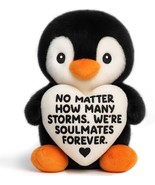 Gift for Women Men Christmas Boyfriend Girlfriend Penguin, Stuffed Animal - $25.24 CAD