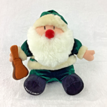 Windsor Collection Sears Santa Plush Stuffed Animal England Green Suit Guitar - £10.40 GBP