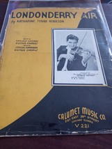 Londonderry Air Katharine Hinkson Sheet Music 1935 featured by George Devron - £68.94 GBP