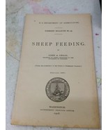 US DEPARTMENT OF AGRICULTURE FARMERS BULLETIN Sheep Feeding 1908 - $9.99