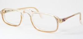 Vintage Bijou 67 008 Clear /Beige Unique Rare Eyeglasses Frame 50-22-143 France - £22.21 GBP