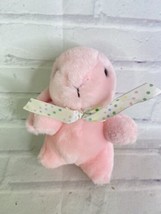 VTG 1997 FIESTA Pink Baby Bunny Rabbit Plush Stuffed Animal Toy Polka Do... - $45.05