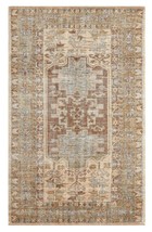 Red - Beige Handmade Turkish Earth Tone Oushak Rug, OB02WF202344 - £738.45 GBP+