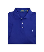 Polo Ralph Lauren Blue Custom Slim Fit Interlock Polo Shirt, XLarge XL P... - £77.14 GBP