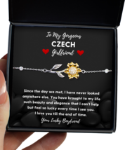 Czech Girlfriend Bracelet Gifts - Sunflower Bracelet Jewelry Valentines Day  - £39.83 GBP