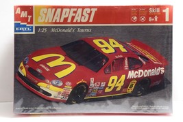 AMT/Ertl McDonald&#39;s NASCAR Snapfast 1/25 Scale Plastic Model Kit, 1998, NIB - $23.33