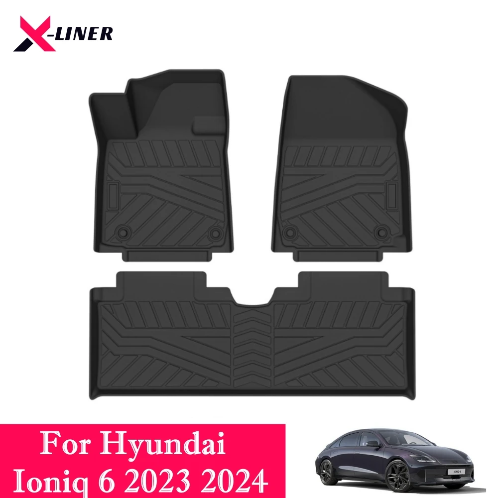 All Weather Floor Mats for Hyundai Ioniq 6 2023 2024 Cargo Liner Rear Trunk - $132.97+