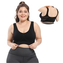 2 pieces Bras For Women Plus Size Woman Bra Underwear Style3 Black 5XL - £7.86 GBP