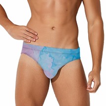 Mondxflaur Colorful Swim Briefs Sexy Swimming Trunks Quick Dry Soft Athletic - £15.97 GBP
