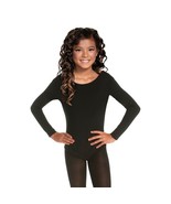 Long Sleeve Leotard, Black, Halloween Accessory for Girls Size M (7\8) - €16,94 EUR