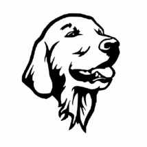 2x Labrador retriever Dog Vinyl Decal Sticker Different colors &amp; size for Cars/B - £3.52 GBP+